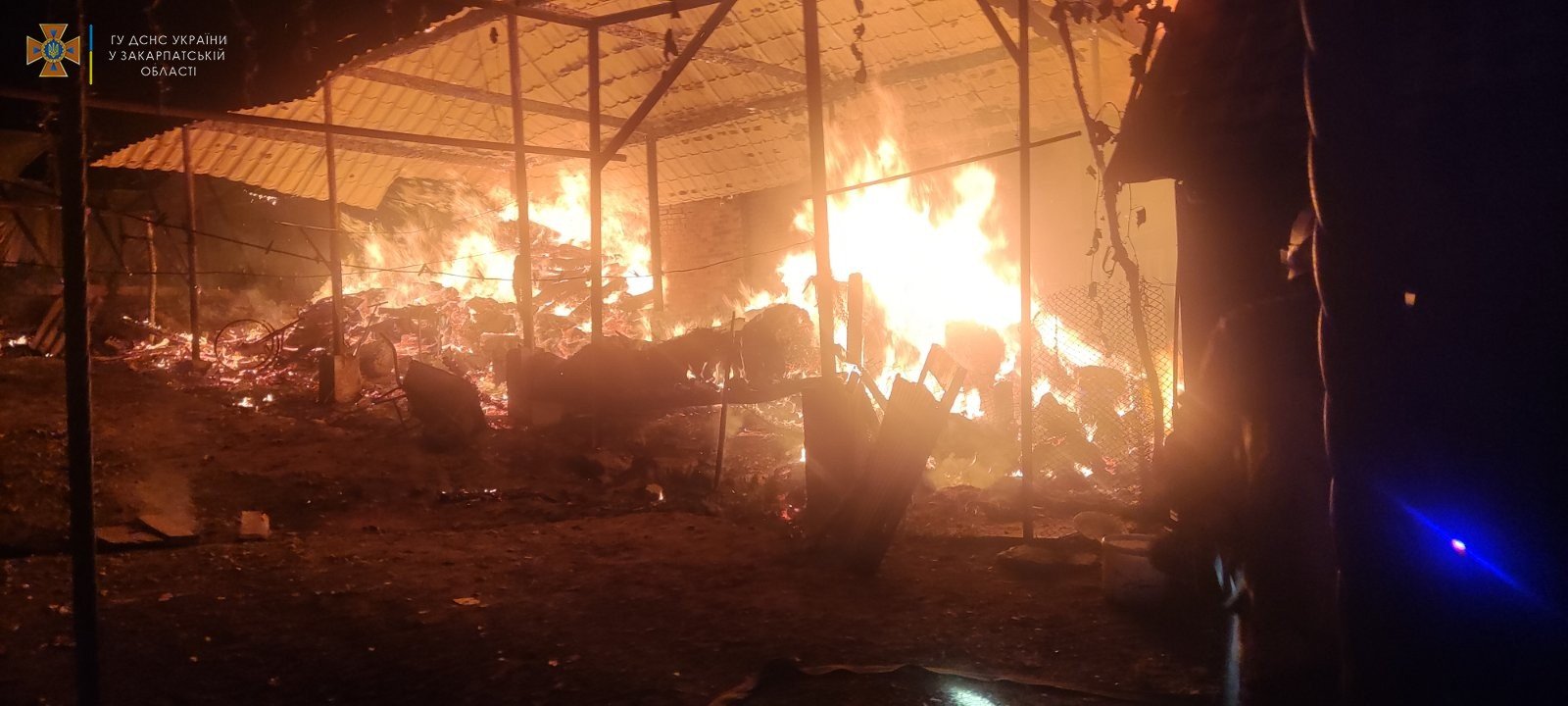 На Берегівщині через пожежу постраждали одразу два обійстя (ФОТО)