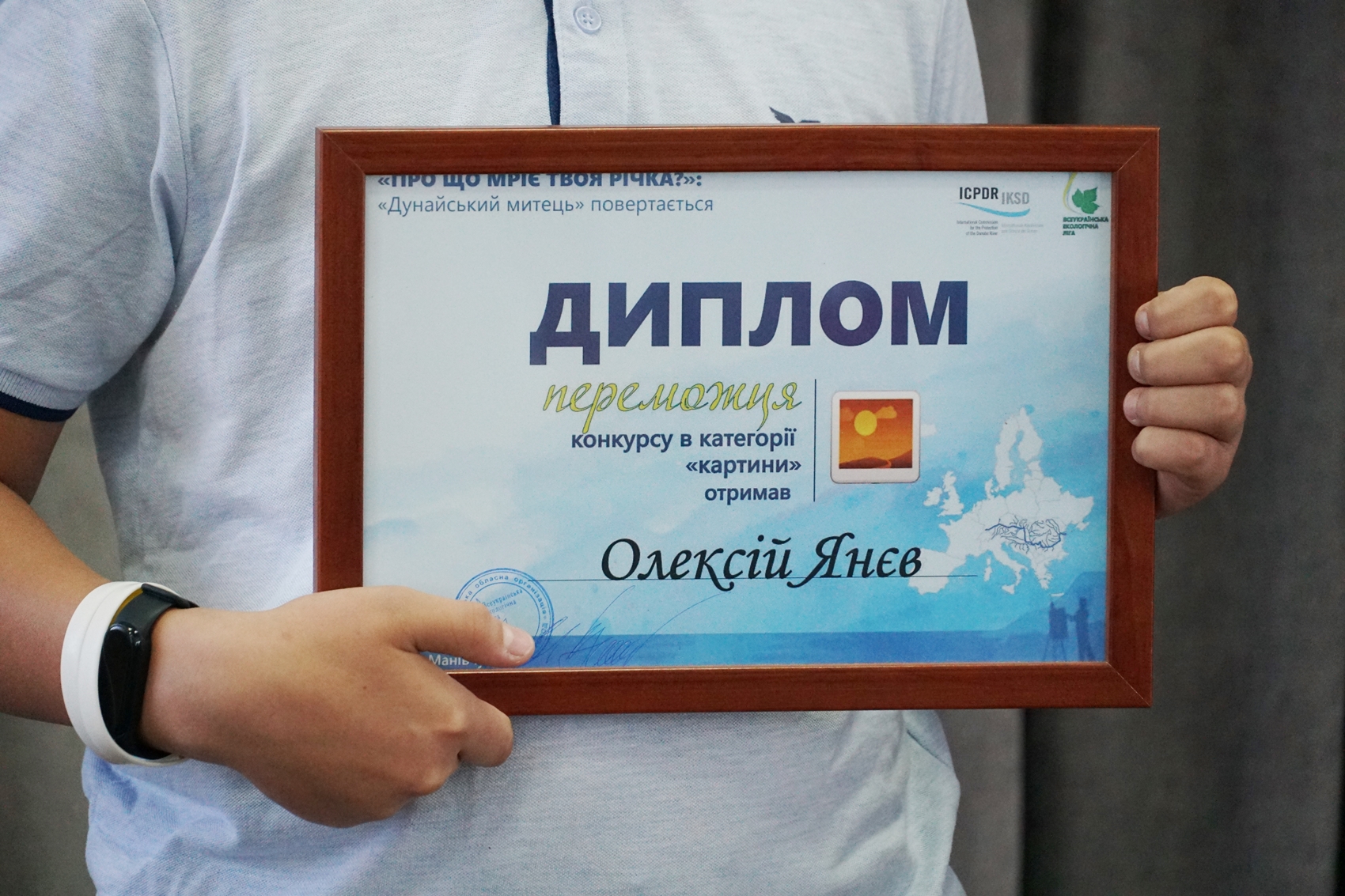Ужгородський школяр став одним із переможців екологічного конкурсу (ФОТО)
