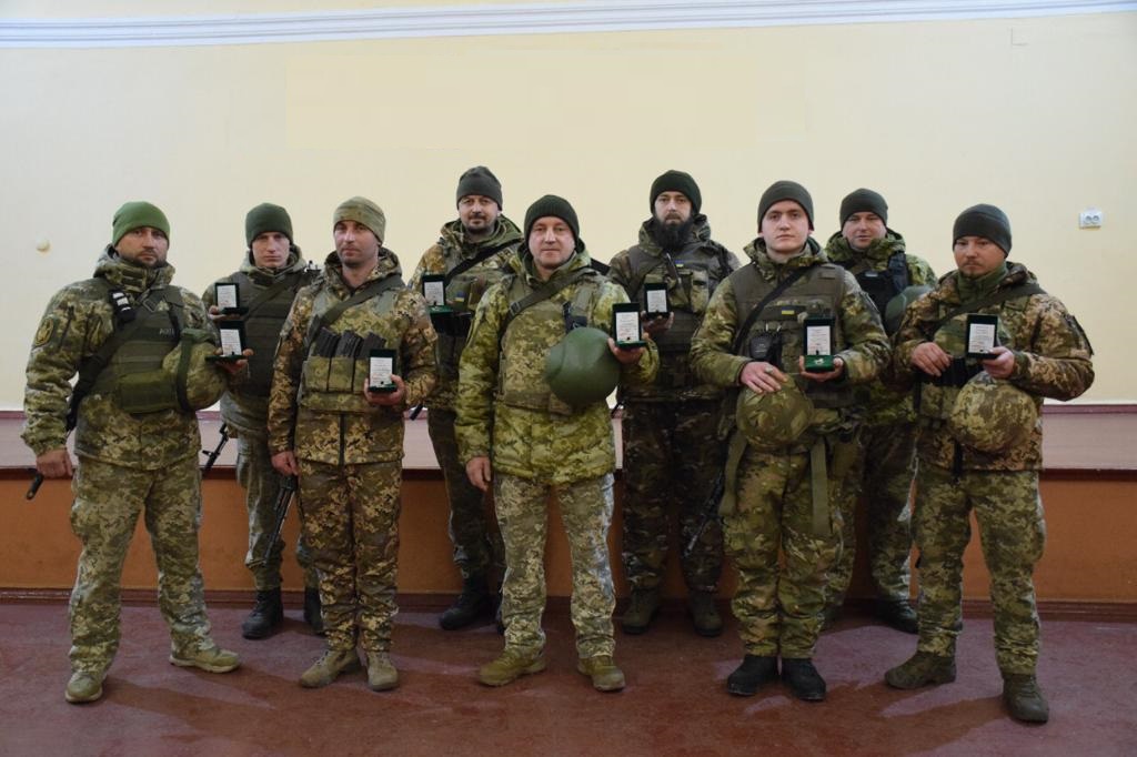 Нагородили прикордонників зведеного загону "Чоп-2", які несуть службу на Донеччині (ФОТО)