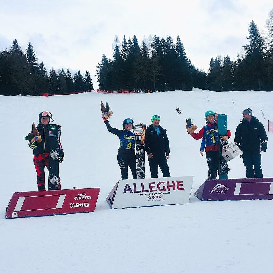 Закарпатка Аннамарі Данча – бронзова призерка етапу Кубка Європи зі сноубордингу (ФОТО)