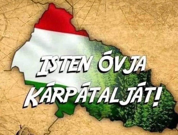 Депутатка облради від "орбанівської" КМКС зобразила Закарпаття в кольорах угорського прапора