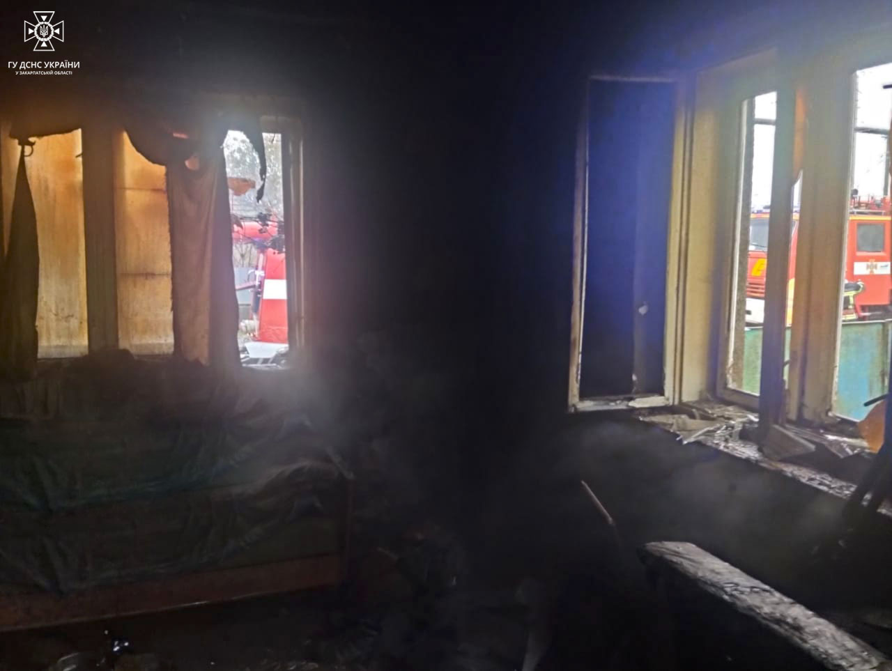 У пожежі в Затисівці на Берегівщині загинув власник будинку (ФОТО)