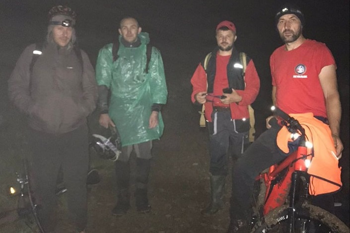 У горах на Рахівщині розшукали двох велосипедистів, що заблукали (ФОТО)