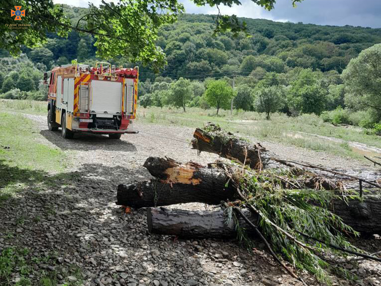 На Ужгородщині розчистили русло річки Убля від нанесеного після злив сміття та деревини (ФОТО)