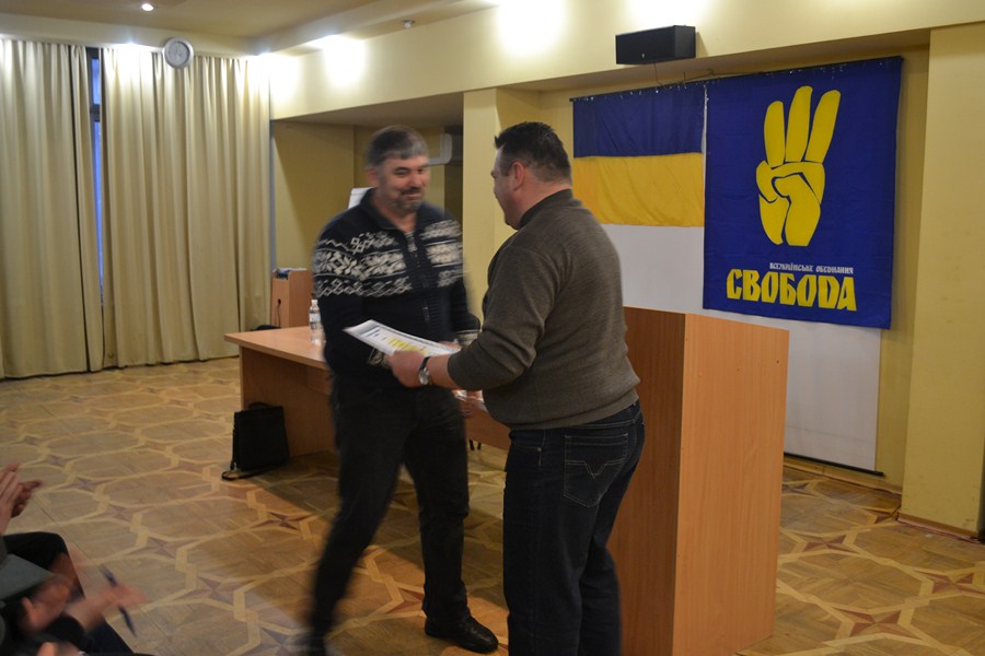 Закарпатська «Свобода» зареєструвала кандидатів до обласної ради (ФОТО)