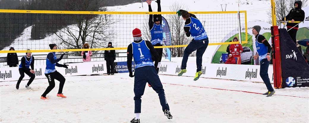 Спортсмени з Закарпаття посіли перше місце в ІІ етапі Чемпіонату Європи з волейболу на снігу (ФОТО, ВІДЕО)