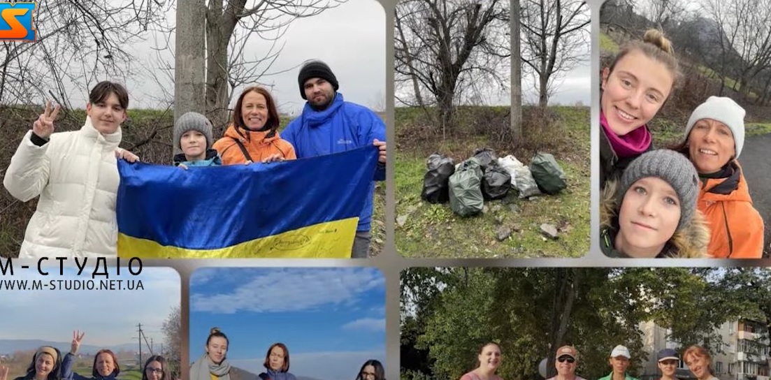 Волонтерський екодесант прибирає засмічені території Мукачева (ВІДЕО)