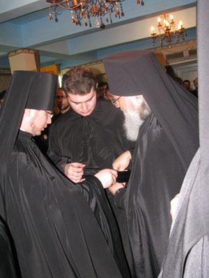 В Ужгородській українській богословській академії відбувся чернечий постриг
